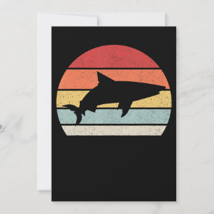 Shark Retro cadeaus Feestdagenkaart