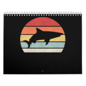Shark Retro  cadeaus Kalender (Hoes)