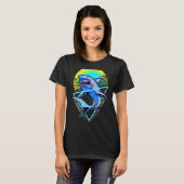 Shark Retro Punk 80-90 jaar T-shirt (Voorkant volledig)