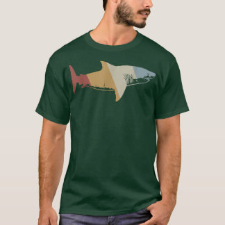 Shark Retro Style   T-shirt