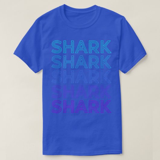 Shark Retro T-shirt (Design voorkant)