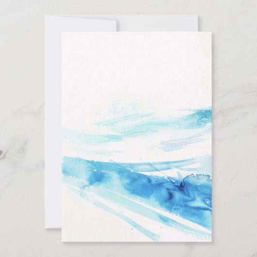 Shark Ride Zomerfeest Verjaardag Kaart (Achterkant)