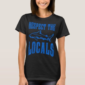 Shark Rights Advoceert Zee Locals Shark Vist T-shirt