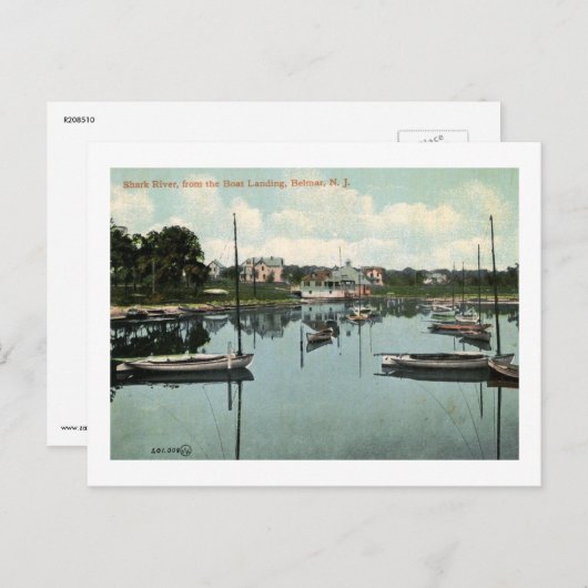 Shark River, Belmar, NJ  Briefkaart (Voorkant / Achterkant)