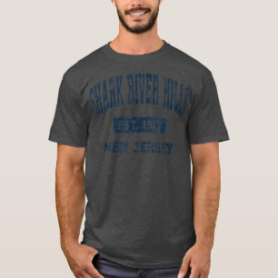 Shark River Hills New Jersey NJ Athletic S T-shirt