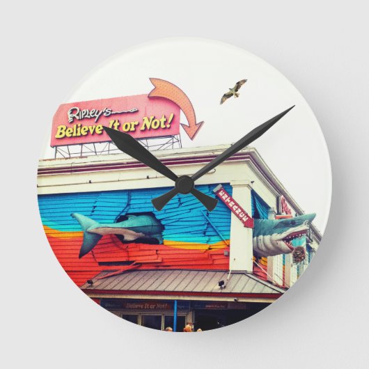 Shark  ronde klok (Voorkant)