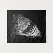 Shark Scary Shark Wandkleed (Voorkant (horizontaal))