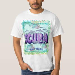 Shark scuba T-shirt