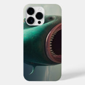 Shark sculpture on the beach iPhone hoesje (Achterkant)