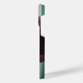 Shark sculpture on the beach iPhone hoesje (Linkerkant)