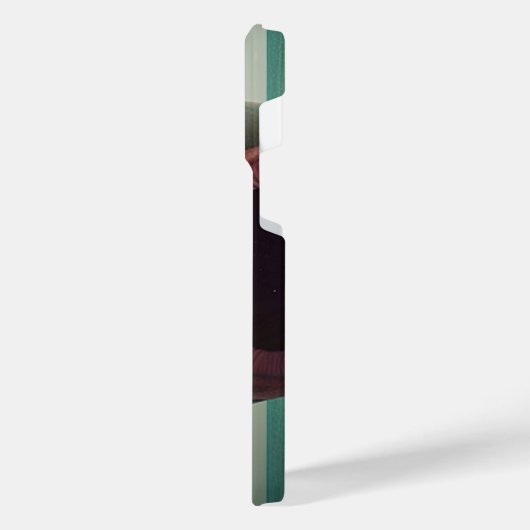 Shark sculpture on the beach iPhone hoesje (Linkerkant)