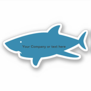Shark Shape Sticker