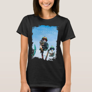 Shark Sharks Gangster Boss Ferris Wheel Ice Cream T-shirt