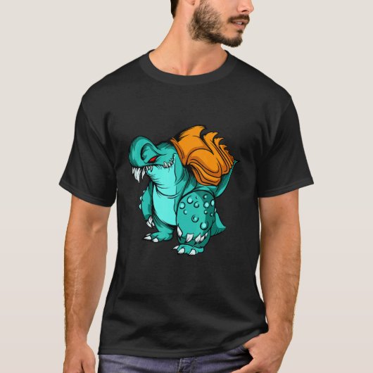 Shark shell Rock Croc - Monster Mashup Collectie T-shirt (Voorkant)