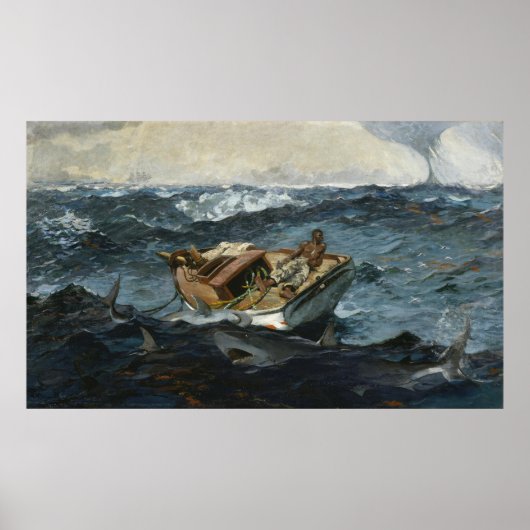 Shark Shipwreck Poster (Voorkant)