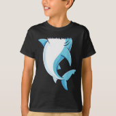 Shark Shirt Adult Kids Men Women Shark Costume  (Voorkant)