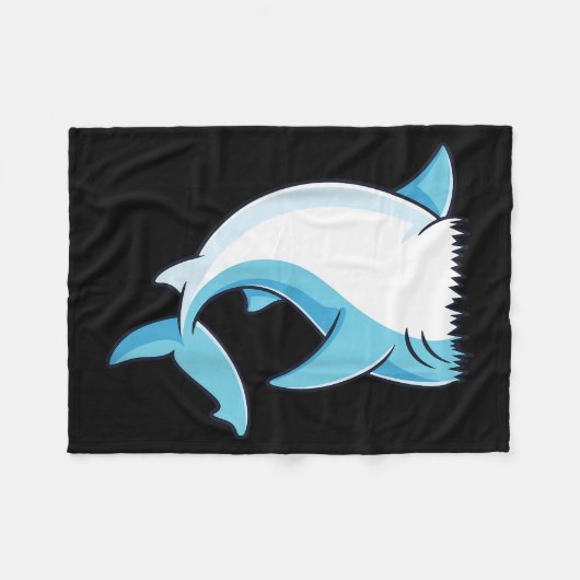 Shark Shirt Adult Kids Men Women Shark Costume  Fleece Deken (Voorkant (Horizontaal))