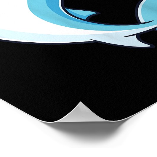 Shark Shirt Adult Kids Men Women Shark Costume  Poster (Hoek)