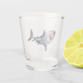 Shark Shot Glass Glas (Achterkant)