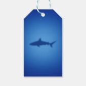 Shark silhouet cadeaulabel (Voorkant)