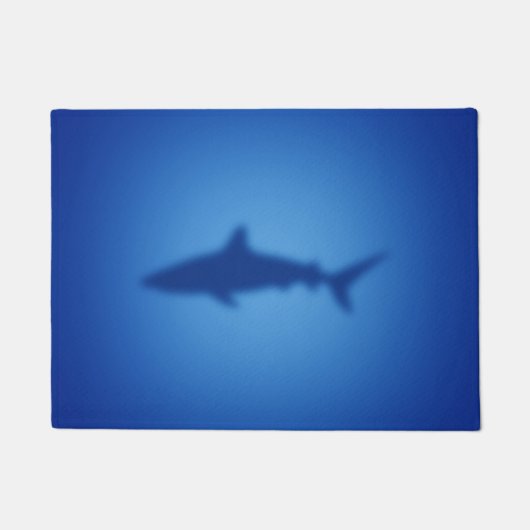 Shark silhouet deurmat (Voorkant)