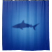Shark silhouet douchegordijn (Voorkant)