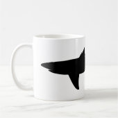 Shark silhouet koffiemok (Links)
