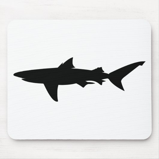 Shark silhouet muismat (Voorkant)