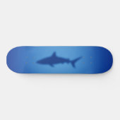Shark silhouet persoonlijk skateboard (Horizontaal)