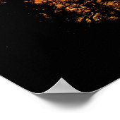 Shark silhouet poster (Hoek)