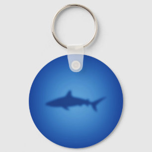 Shark silhouet sleutelhanger