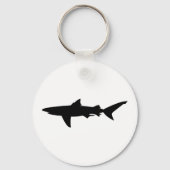 Shark silhouet sleutelhanger (Voorkant)