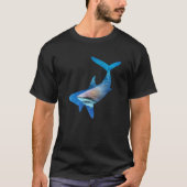 Shark Silhouette 01 Mannen Volwassenen : T-shirt (Voorkant)