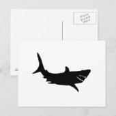 Shark Silhouette Briefkaart (Voorkant / Achterkant)