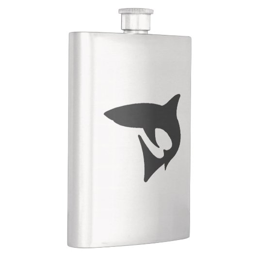 Shark Silhouette Heupfles (Rechts)