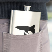 Shark Silhouette Heupfles (Voorbeeld)