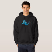 Shark Silhouette Sharks 1 Hoodie (Voorkant volledig)