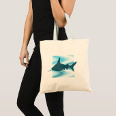 Shark Silhouette Tas (Voorkant (product))