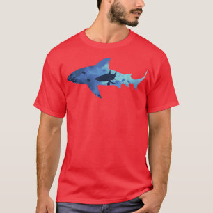  Shark SilhouetteHammerhead Shark Tiger Sha T-shirt