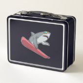 Shark Snowboarder Snowboard (Achterkant)