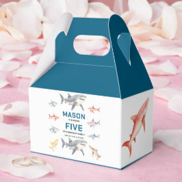 Shark Splash 5th Birthday Party | Cute Ocean Kids Bedankdoosjes