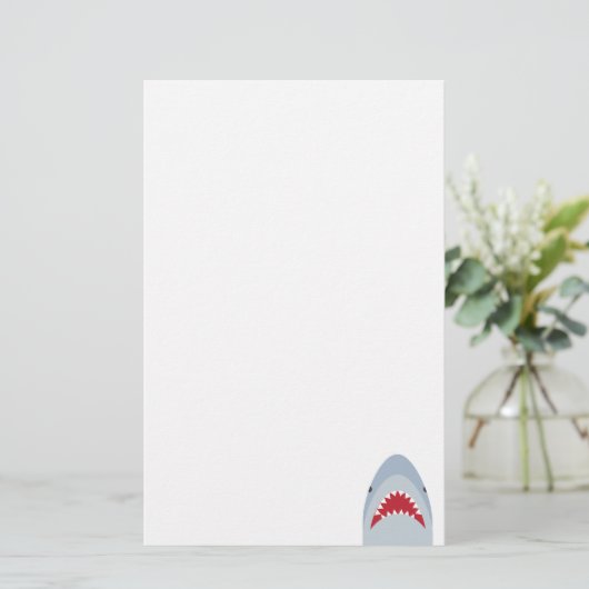 Shark Stationery Briefpapier (Staand voorkant)