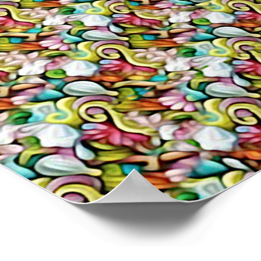 SHARK STEREOGRAM 16" x 12", Semi-Gloss, No Frame Poster (Hoek)