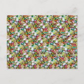 Shark Stereogram Hidden 3D Magic Eye - No Envelope Briefkaart (Voorkant)