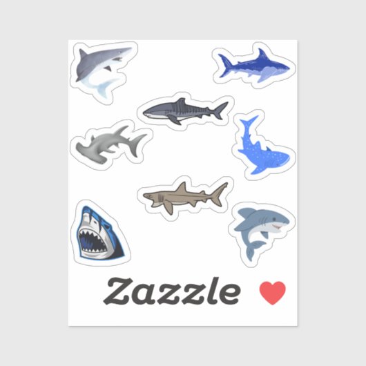 Shark Stickers (Vel)