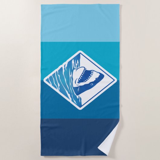 shark strandlaken (Voorkant)