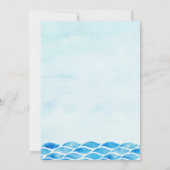 Shark Summer Boy Verjaardagsfeestje Sharktastic Kaart (Achterkant)