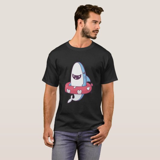 Shark Summer Fun gift T-shirt (Voorkant volledig)