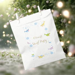 Shark Summer Party Splish Splash Birthday Bash Bedankzakje