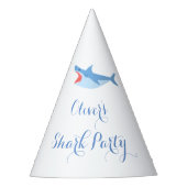Shark Summer Party Splish Splash Birthday Bash Feesthoedjes (Voorkant)